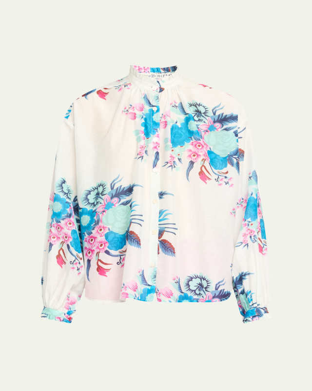 Poet Berry Jackfruit Blouse